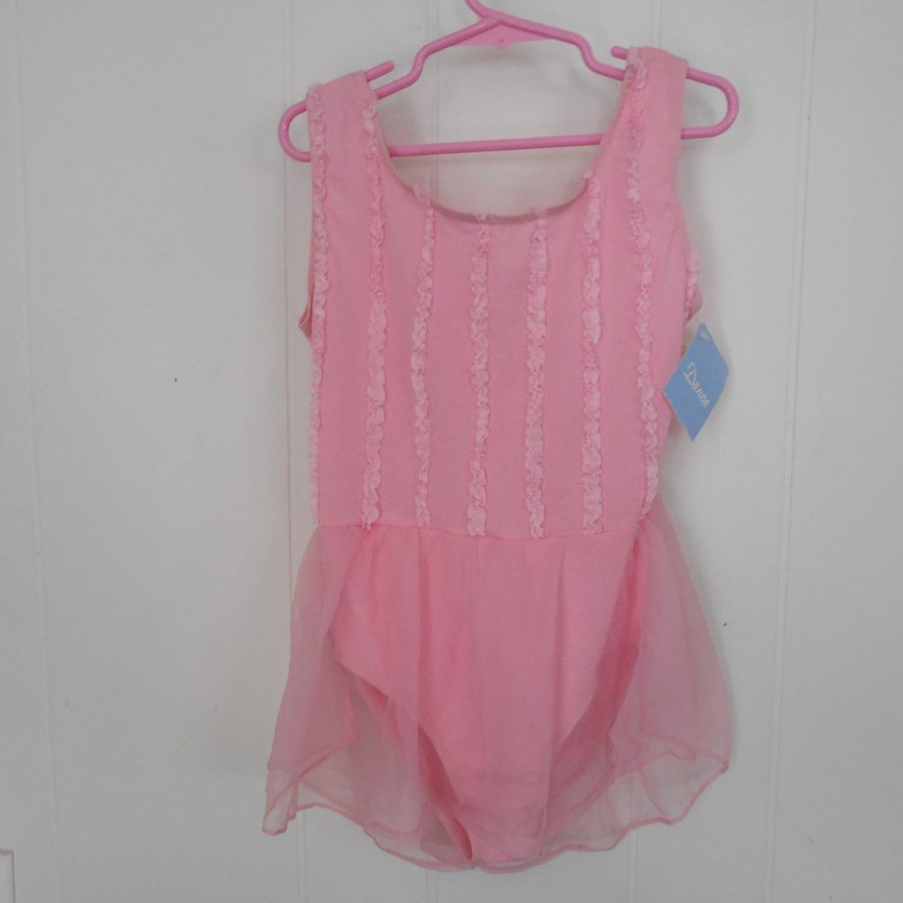 Pink Skirted Leotard Child Size 10/12   NWT